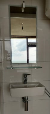 Wastafel set Kraan Spiegel