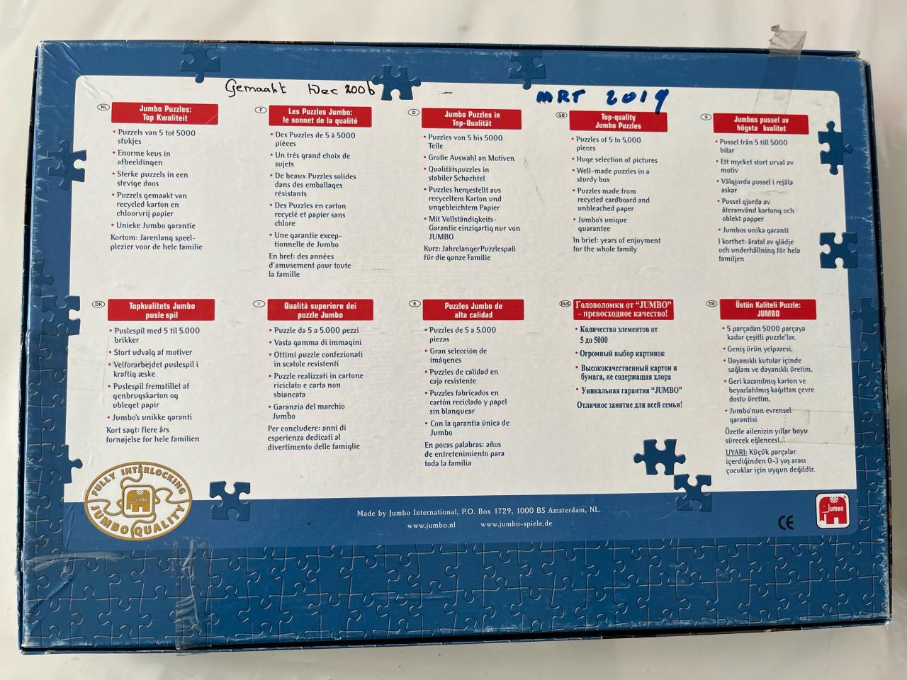 Puzzel 1000 stukjes Amsterdam