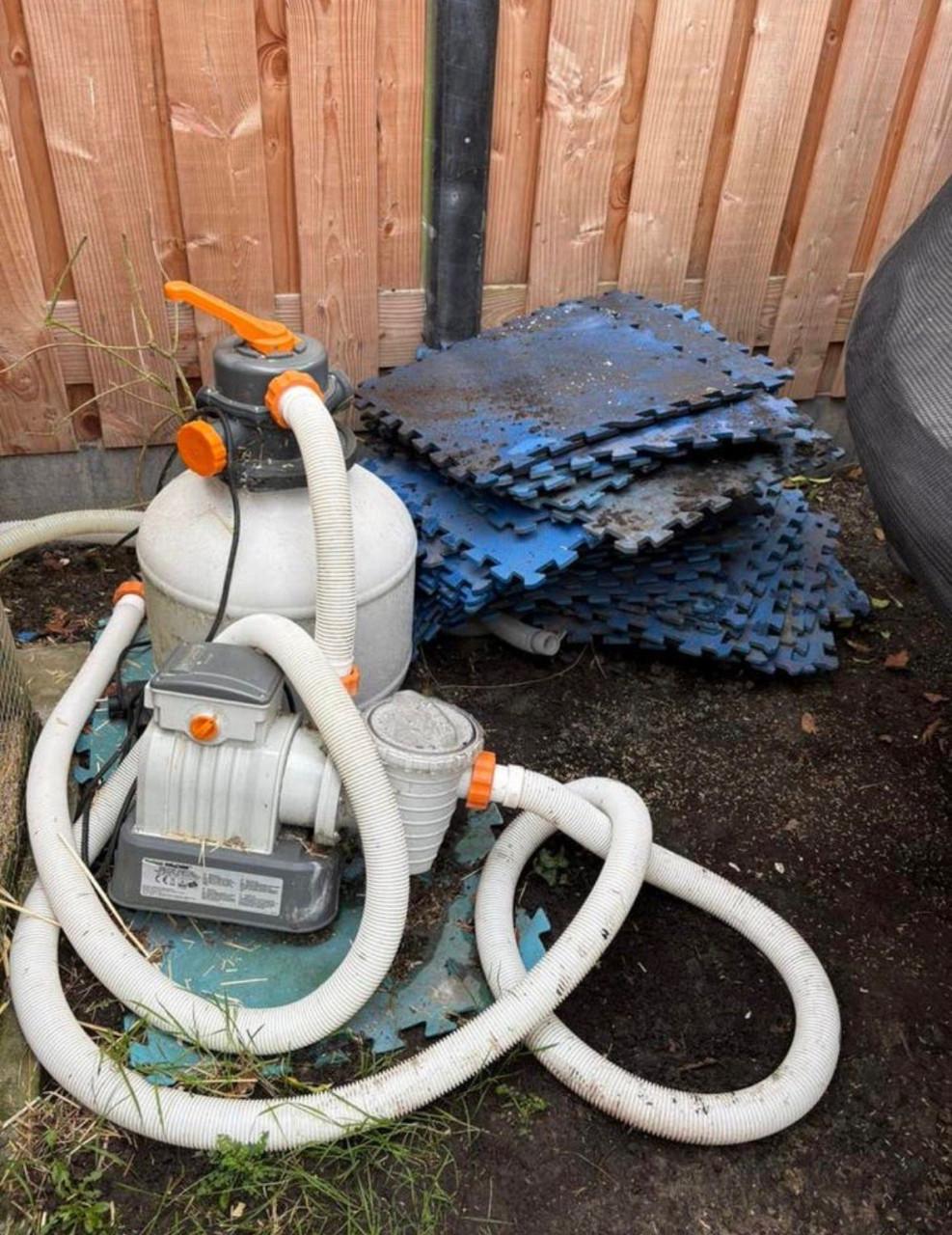 Compleet! Bestway zwembad 366 x100 incl zandfilterpomp etc