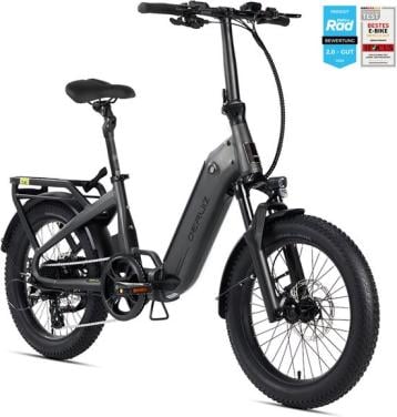 DERUIZ  Peridot, electrische vouwfiets 2 x