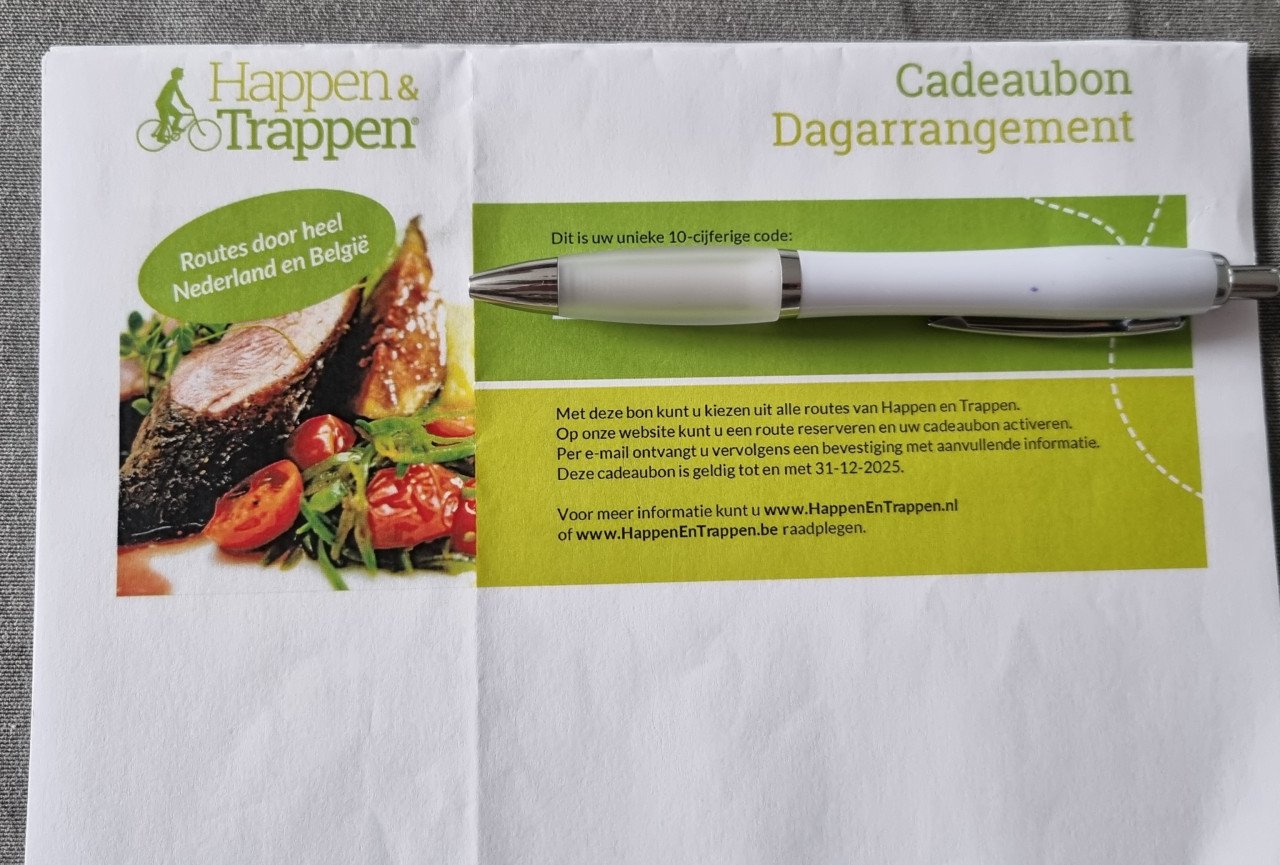 Happen & Trappen cadeaubon voor 2 personen