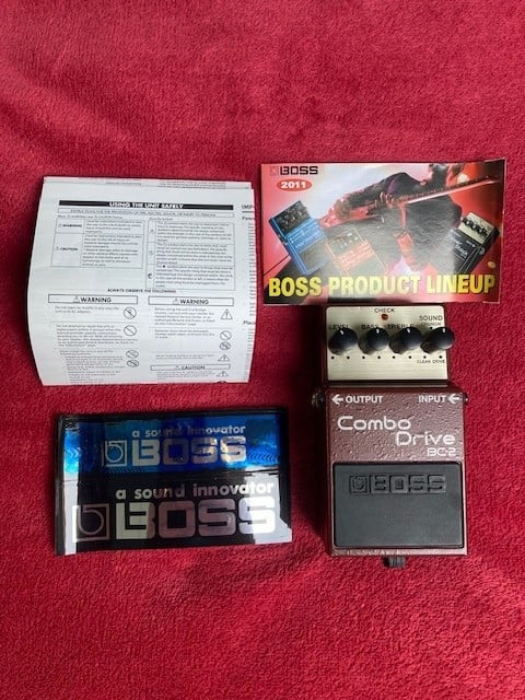 Boss BC-2 Combo Drive. Vox-in-a-box pedaal