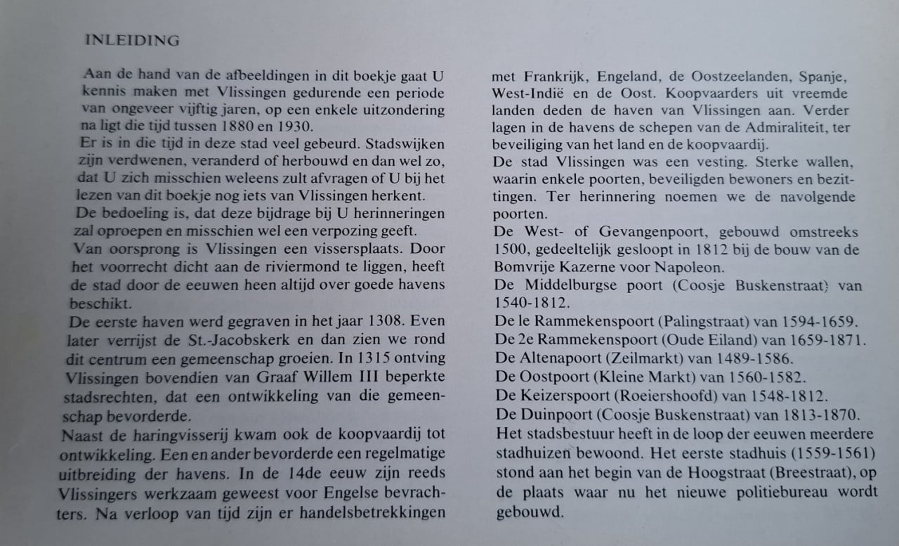 Vlissingen in oude ansichten, door N. Veldhuis