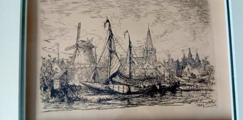 Rik Schaefels, 1882,  hoogaaarzen voor arnemuiden