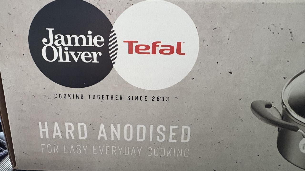 Set nieuwe Jamie Oliver Tefal pannen