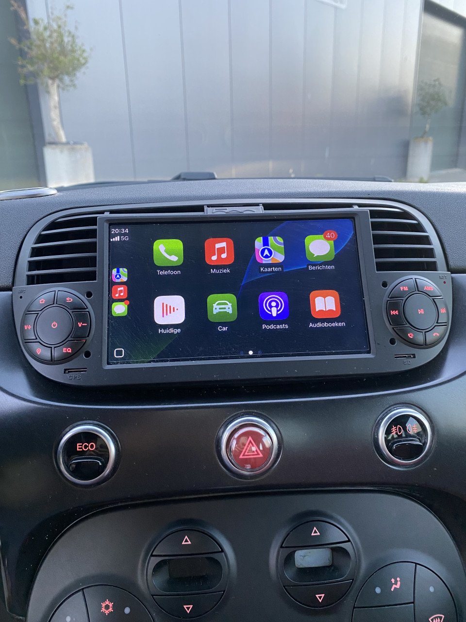 Fiat 500 0.8 2011 Zwart | 101.635 KM NAP | NIEUWE APK!