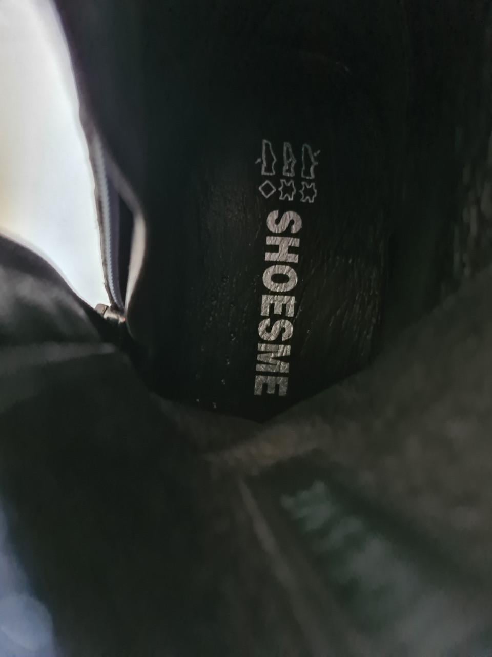Nieuwe Shoesme zwarte leren boots maat 36