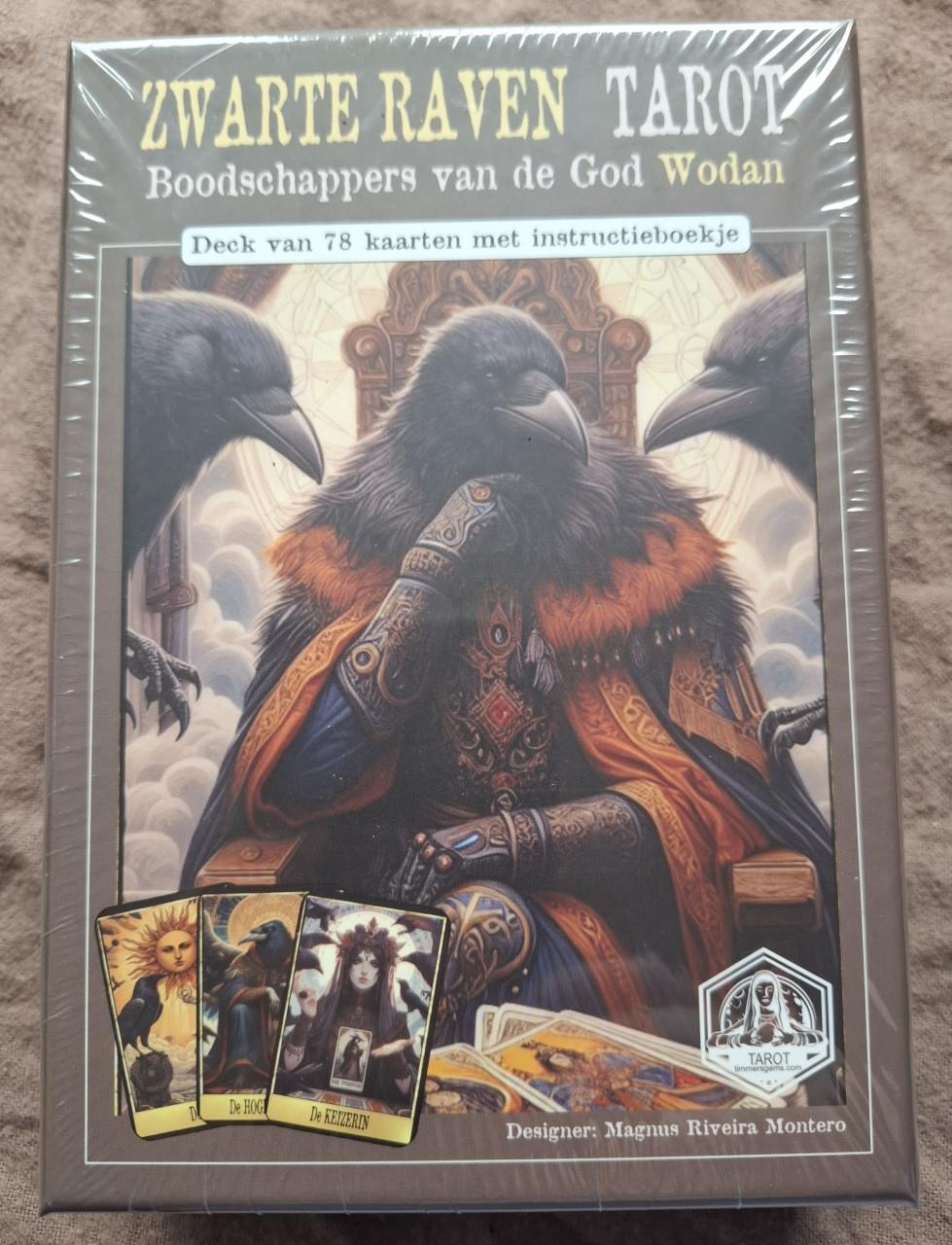 Tarot kaarten zwarte raven nieuw in seal