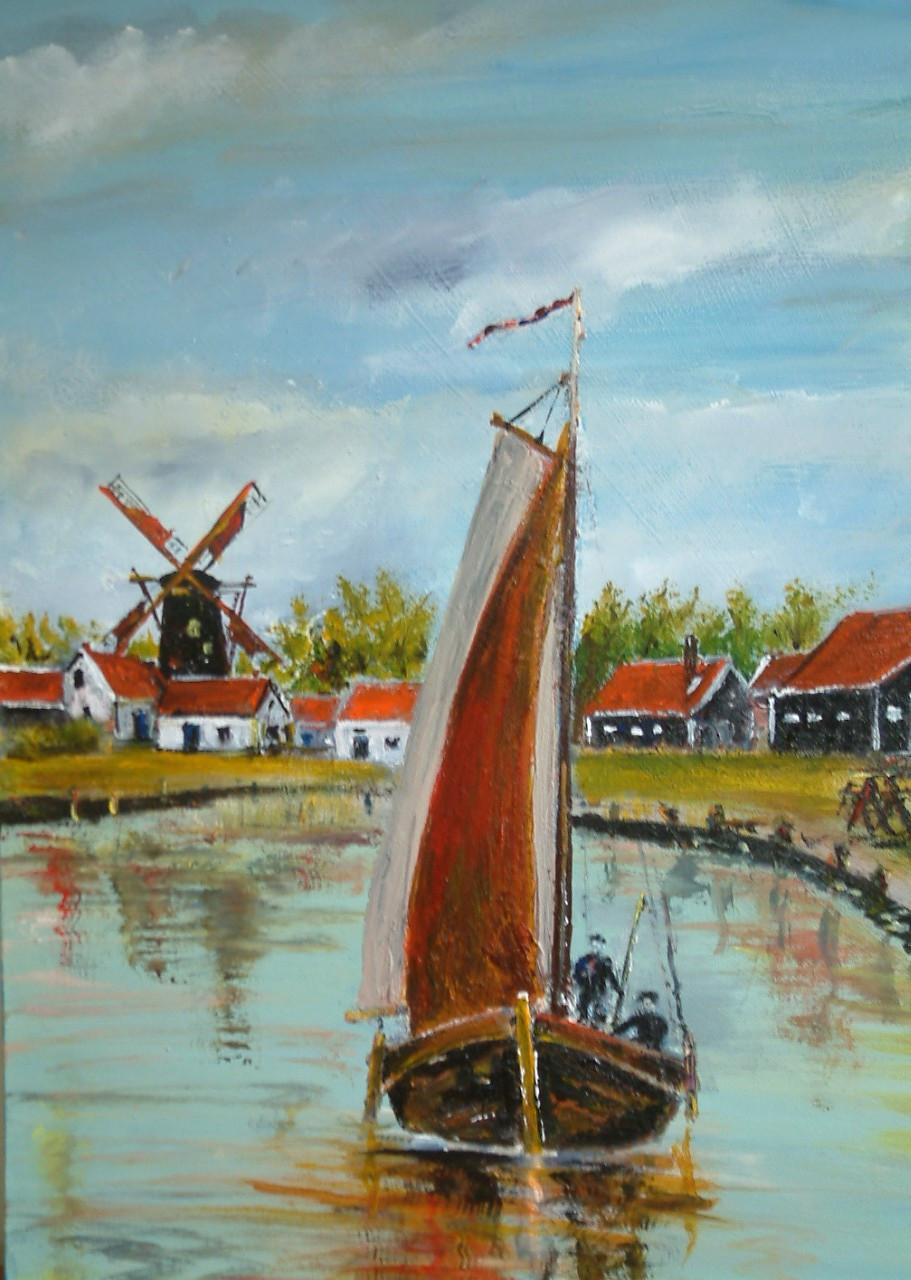 Arnemuiden  kanaal met hoogaars