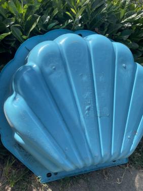 NIEUW Blauw Schelpenbadje, leuk als zwembadje