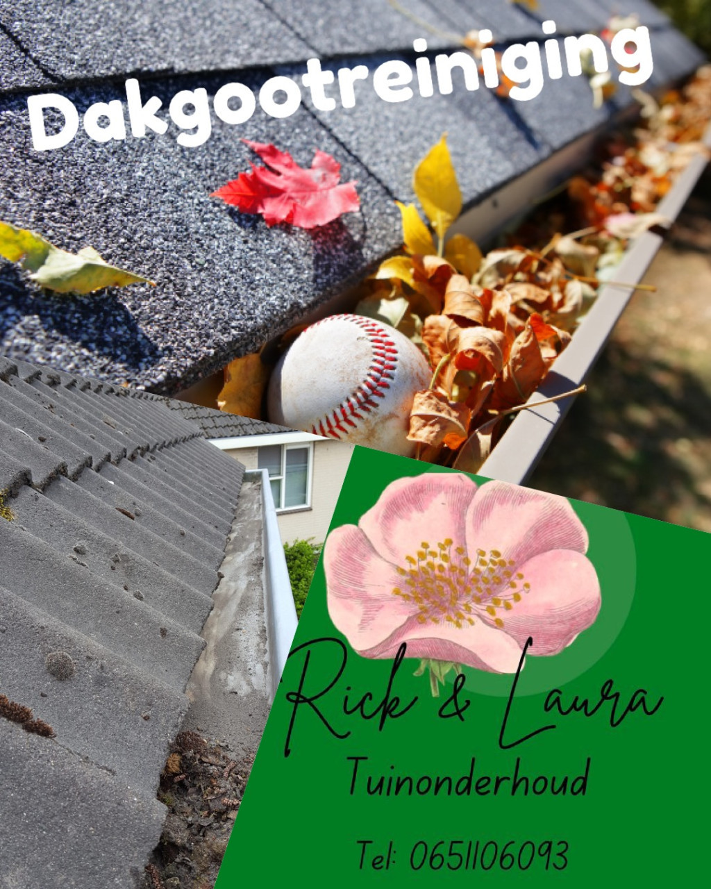 Dakgoot reinigen