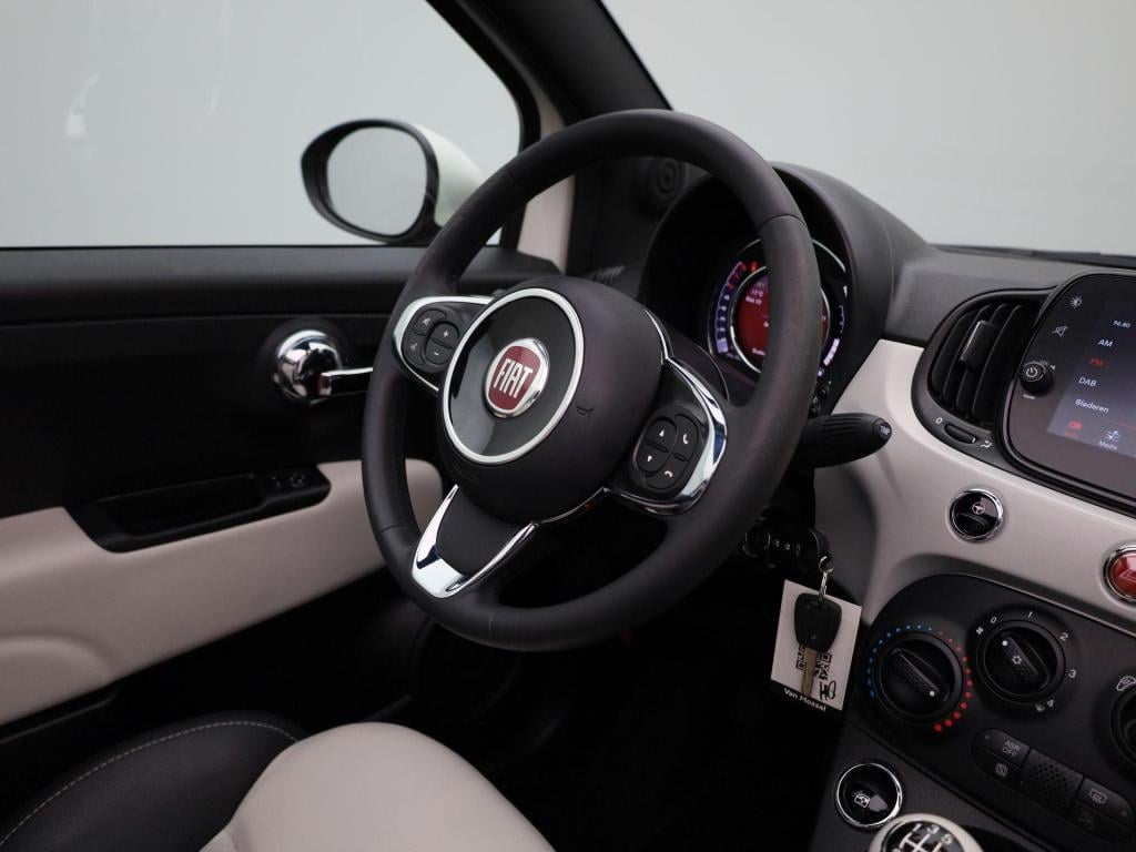 Fiat 500 C 1.0 hybrid star | cabrio | parkeer sensoren | dab | bluetooth | 