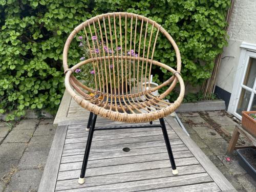 Rieten rotan kinderstoel