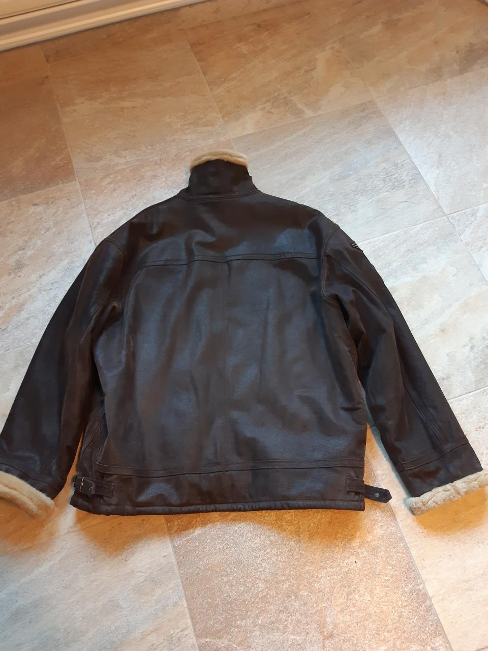 Piloten Jas Leer 4x XL = maat 60