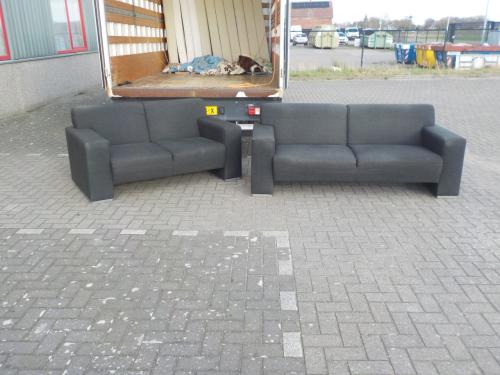 Stoffen 3 ( 204 cm ) + 2 ( 165 cm ) zitsbank in goede staat  KOOPJE 85 euro