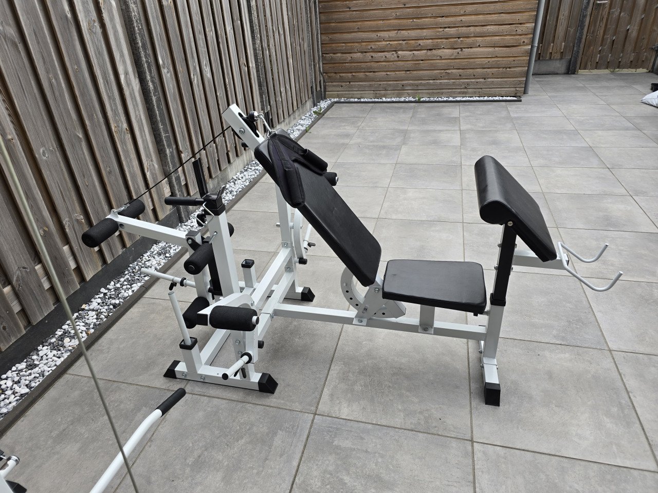 Gorilla Sports latpulley en halterbank