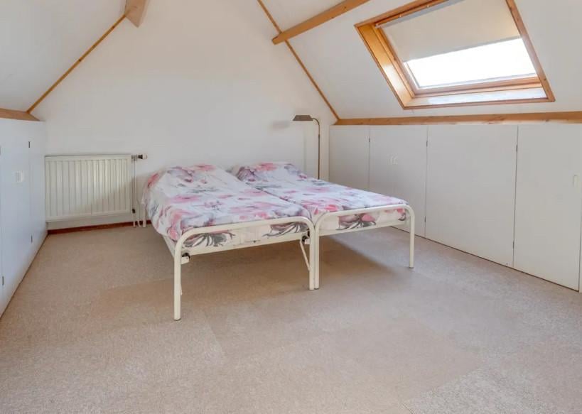 Bed en onderschuifbed Auping (wit)