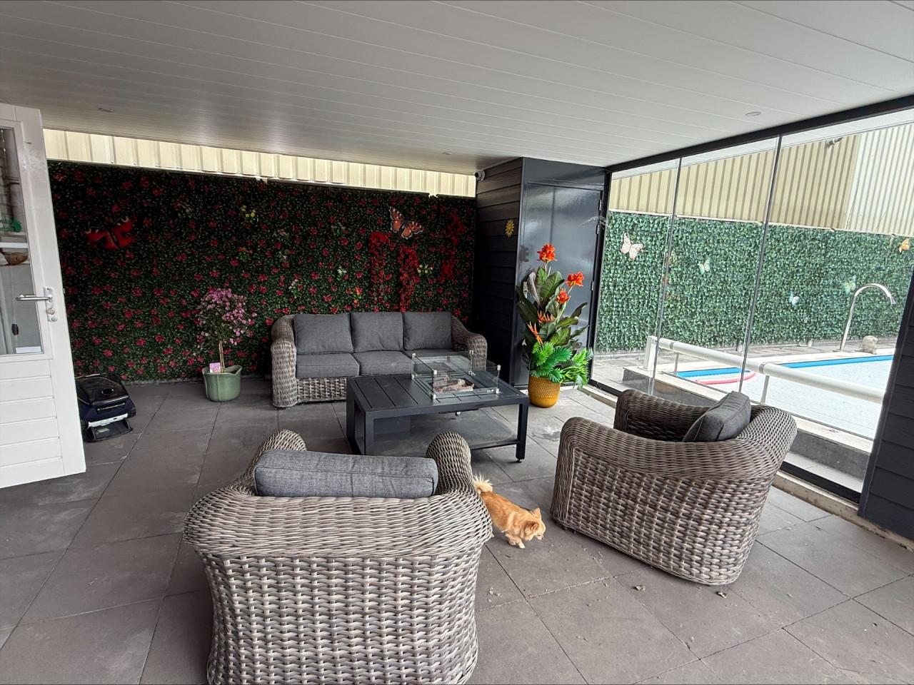 Lounge set incl vuurtafel