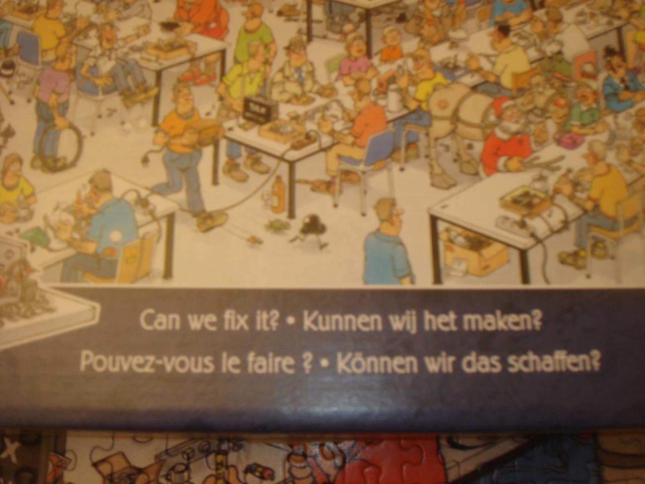 Te koop Complete Jan van Haasteren puzzel Kunnen wij het maken