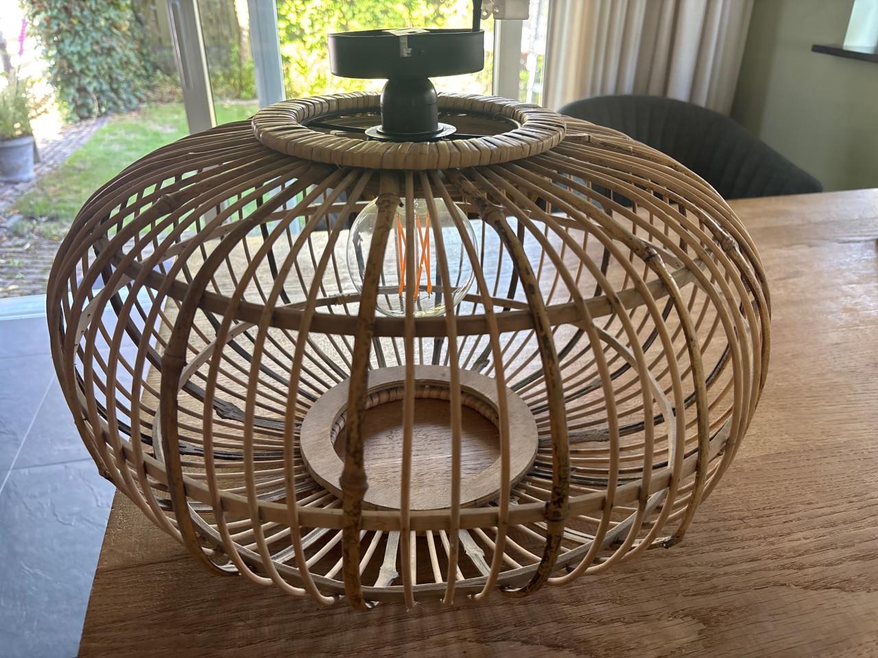 Houten lamp