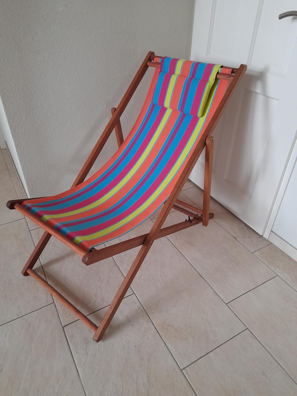 Mooie strandstoel (z.g.a.n.)