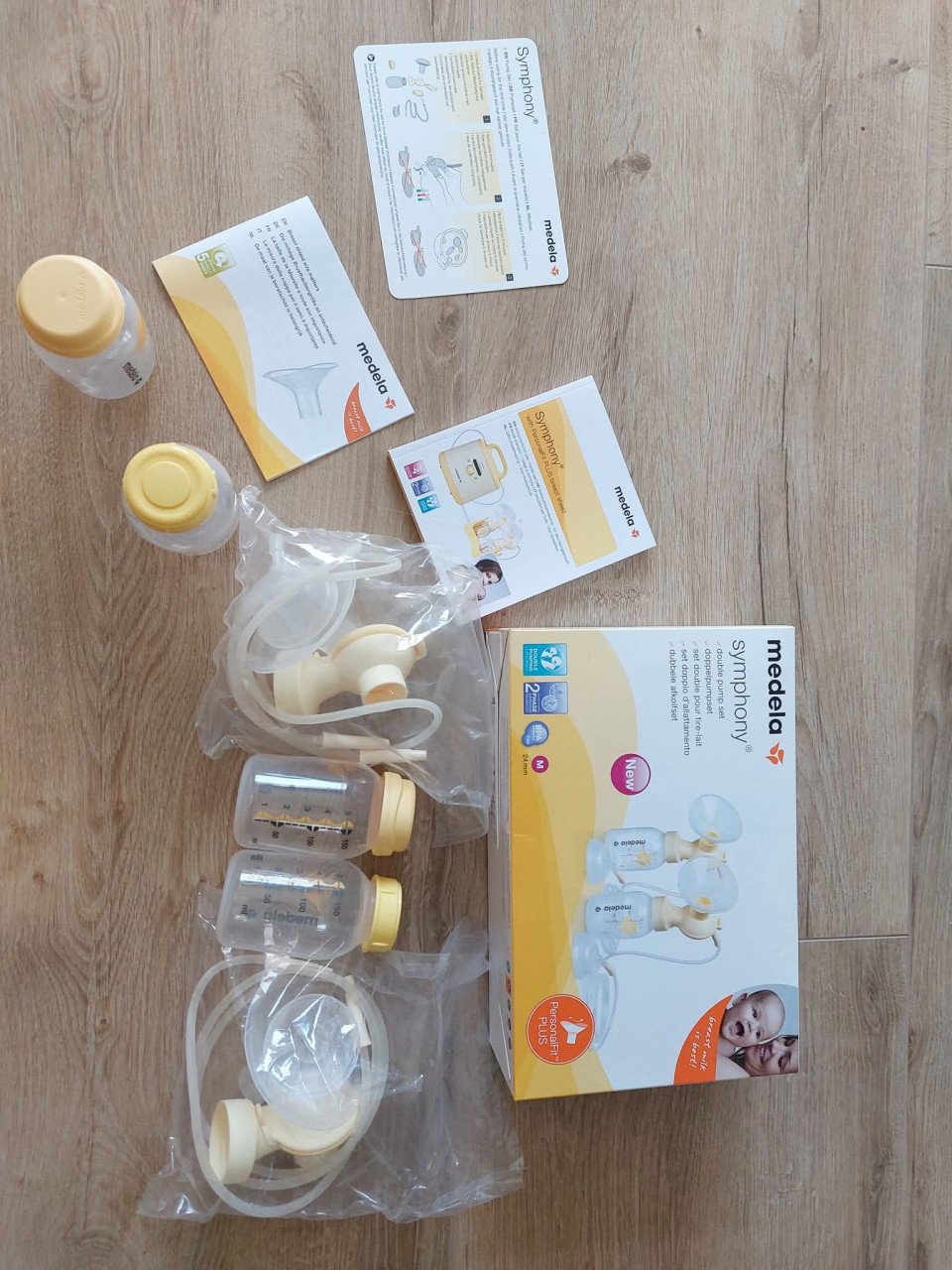 Medela Symphony, dubbele afkolfset