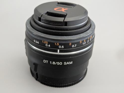 Sony 50 mm objectief