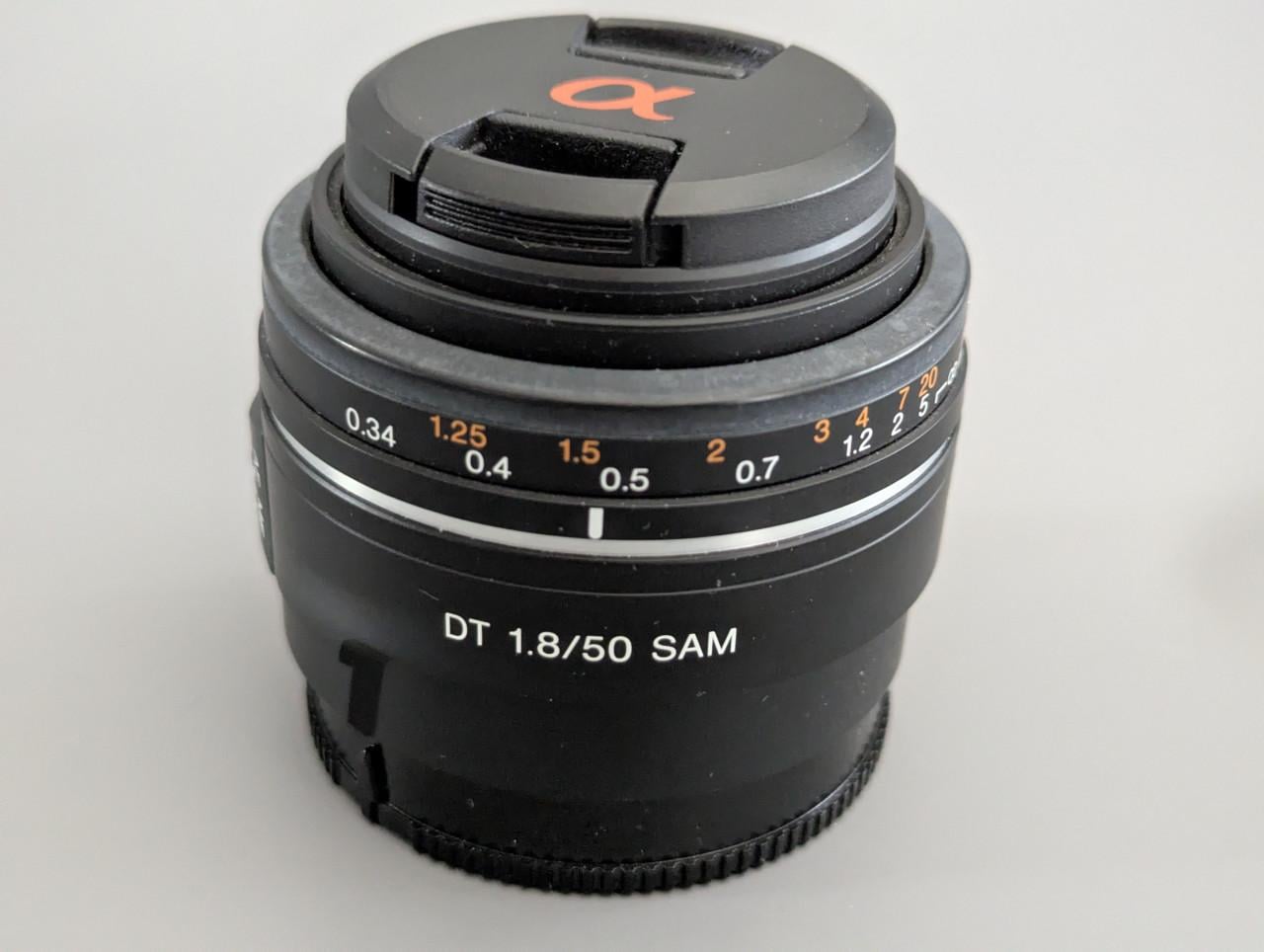 Sony 50 mm objectief