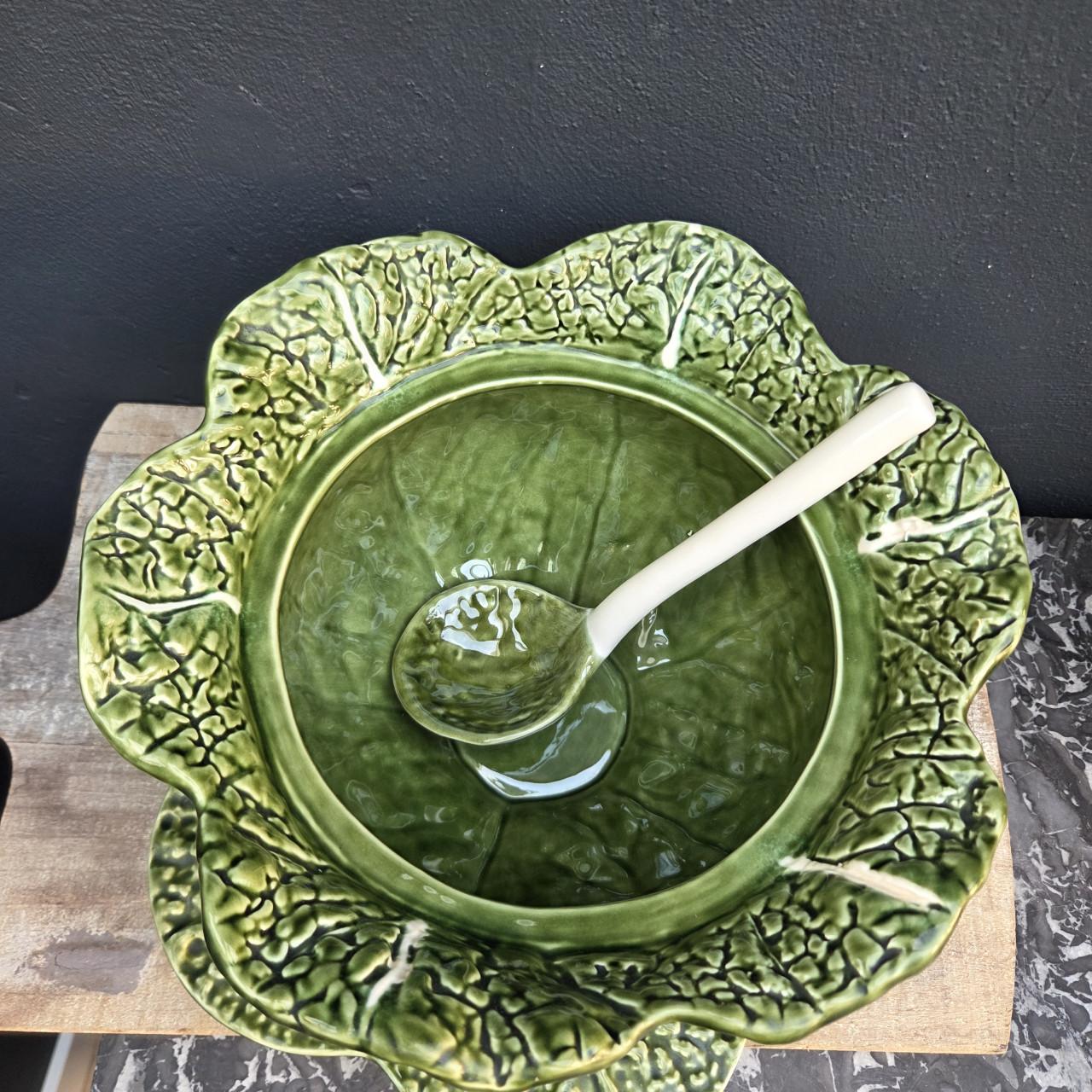 XXL koolterrine met schotel en lepel