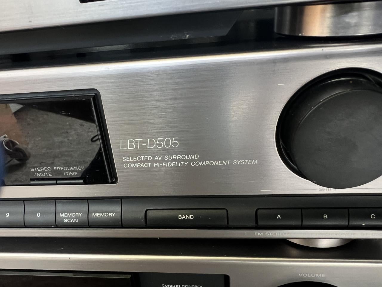 Sony LBT-D505 hifi stereosysteem met boxen afstandbedining