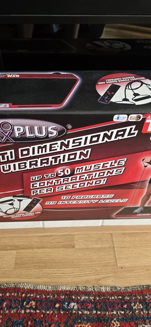 VIBRO MAX PLUS FITNESS SPLINTERNIEUW IN ONGEOPENDE DOOS ZIE FOTO'S