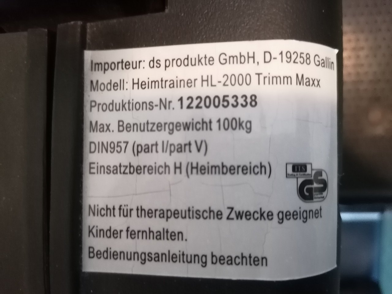 Crosstrainer Trimm maxx