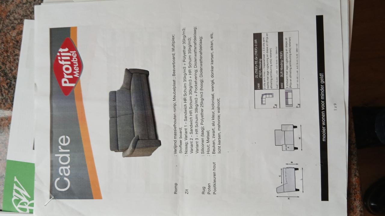 Bankstel bank 2e hands maar zit prima 3 zitter