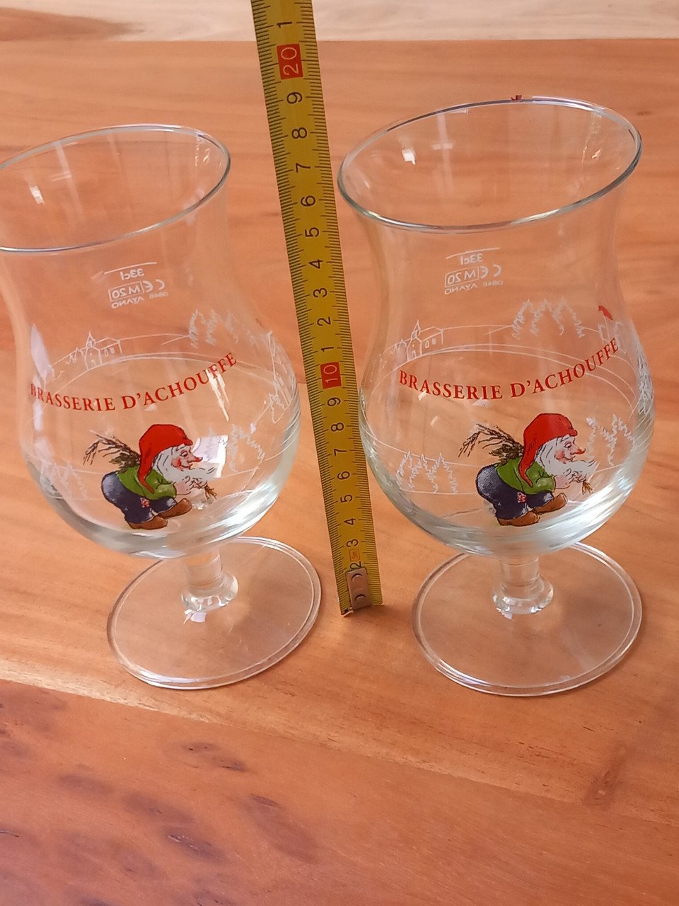 La Chouffe bier en wijnglazen NIEUW!