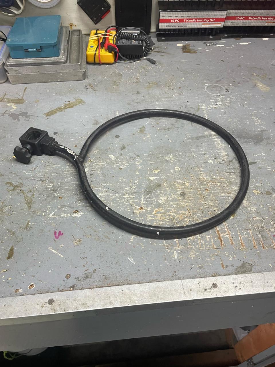 Voerteil met ring voor hengelsport