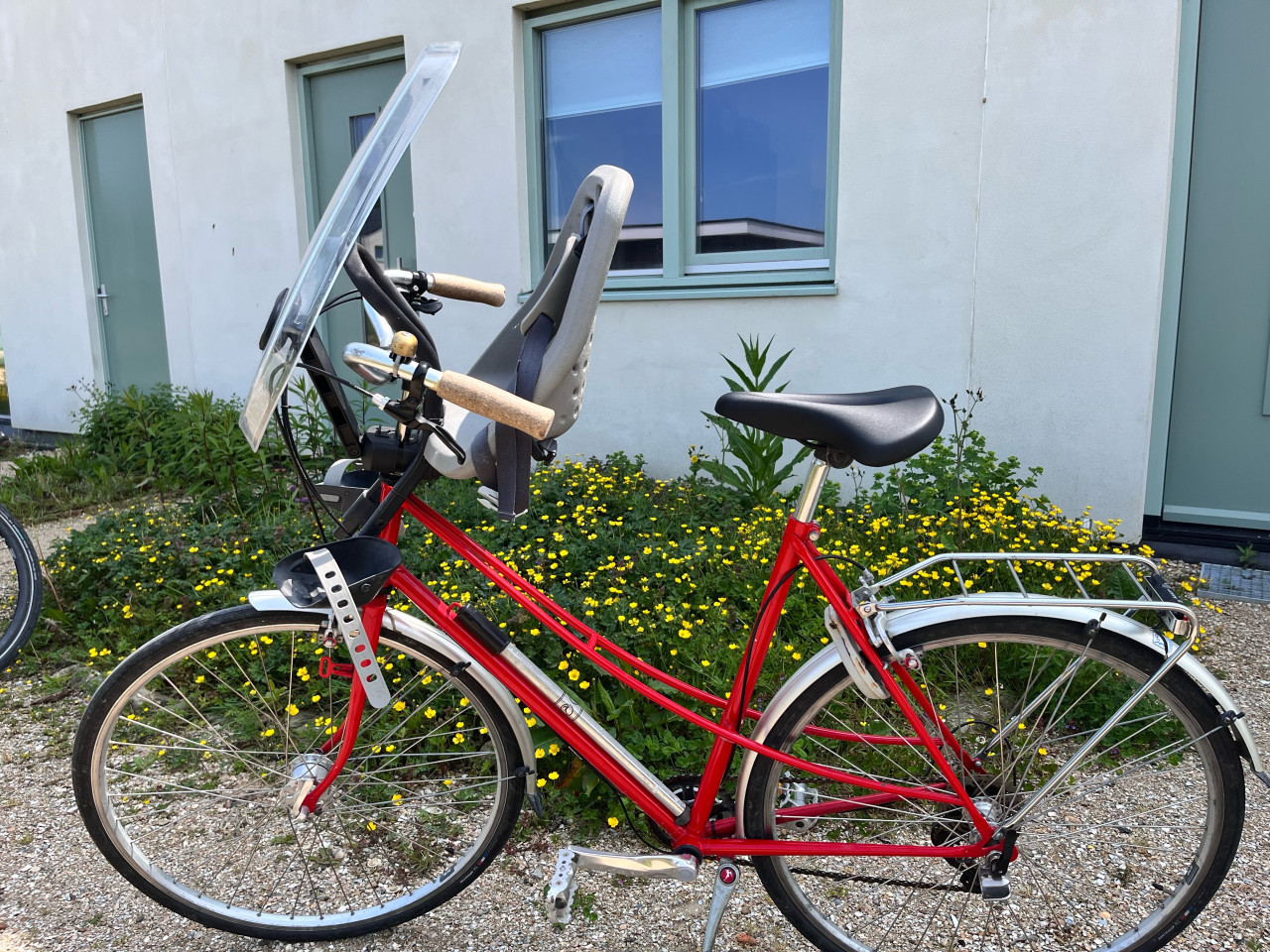 Fietstoeltje voorzitje met windscherm Yepp