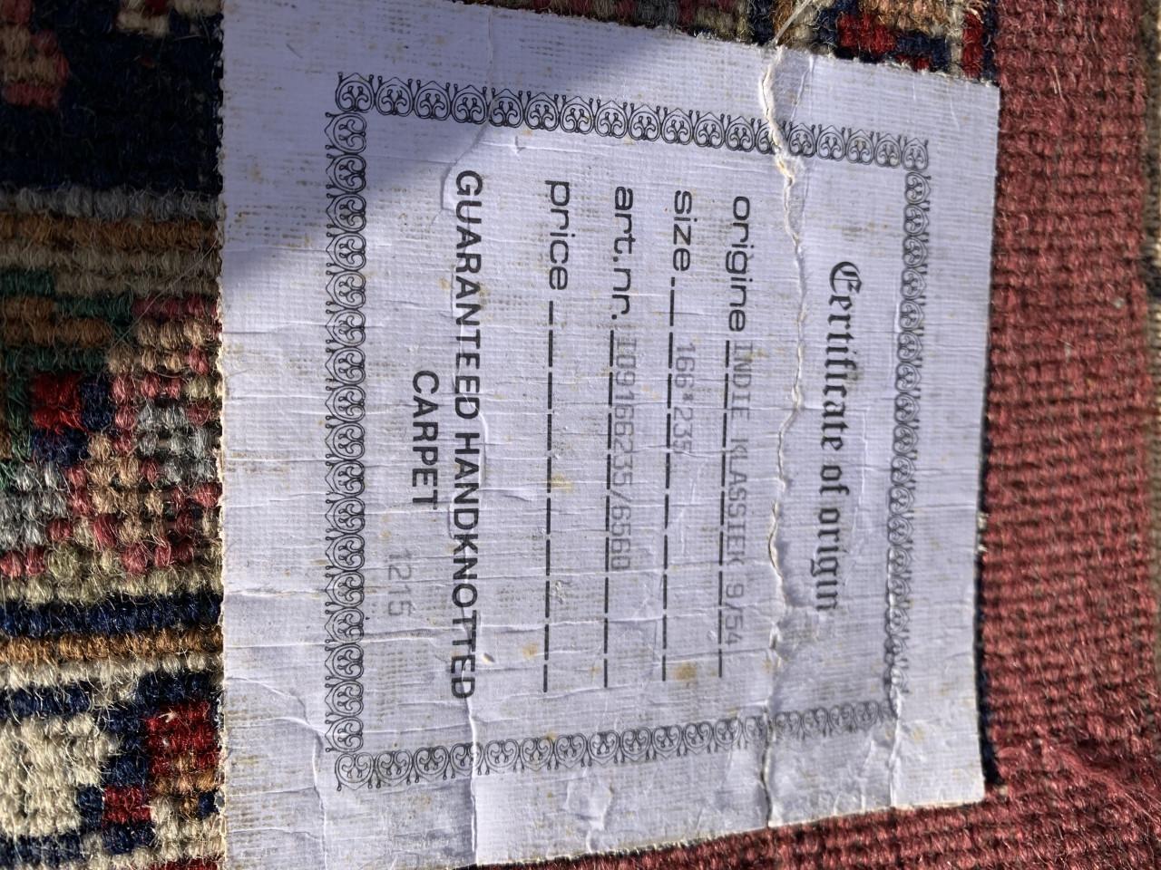 💐Waanzinnig Mooi Kleurrijk Handgeknoopt Vintage Vloerkleed uit India💐