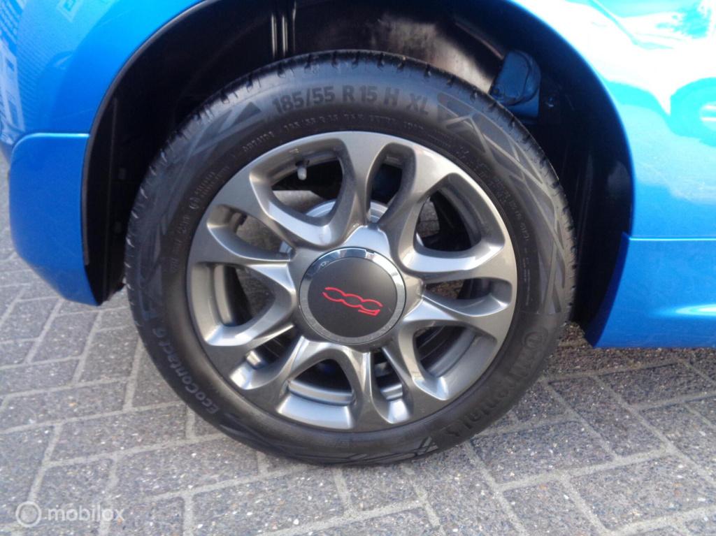Fiat 500 1.2 sport/groot navi/ecc airco/lm velgen/dig dash/zwarte hemel stu