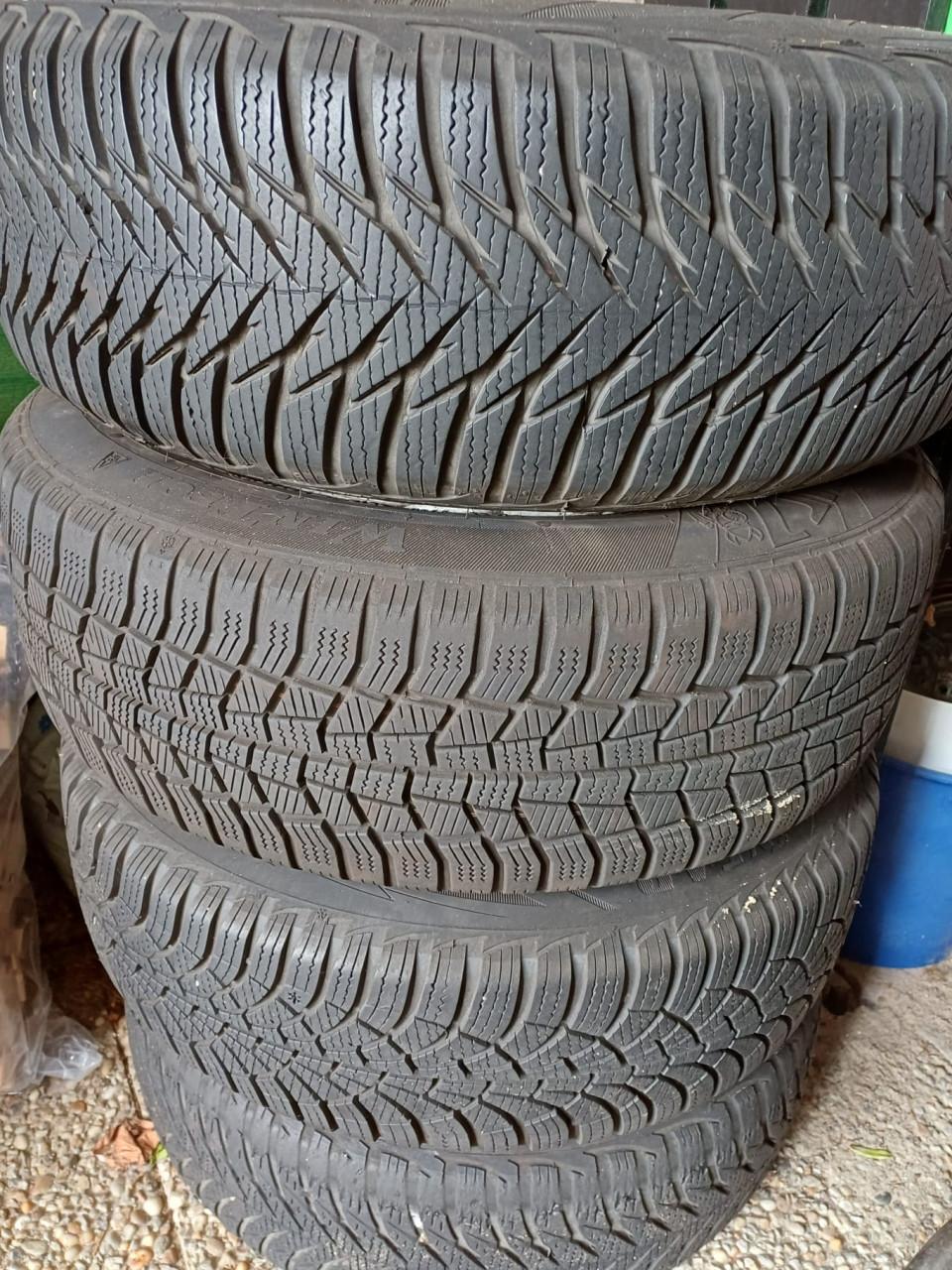 4 wielen met winterbanden