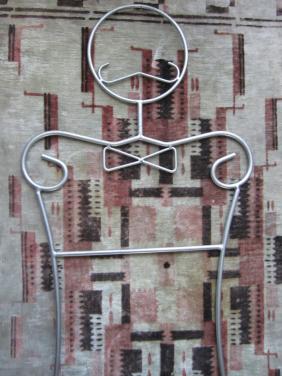 Paspop Metaal H=163 cm B=43 cm