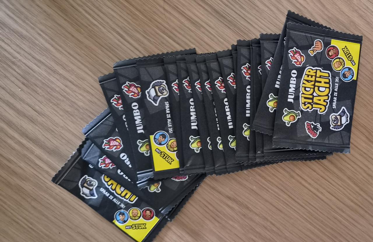 Jumbo stickers gratis