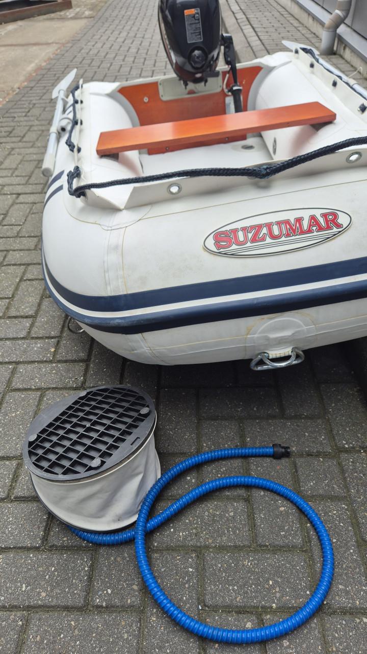 Suzamar DS 230 Air + Suzuki DF2.1 (juni geserviced)