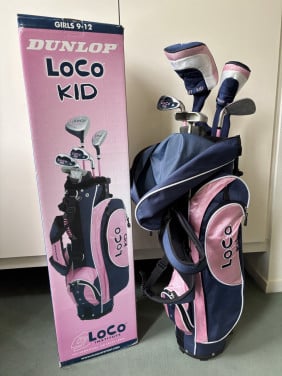 Golfset Dunlop  meisjes 9-12 jaar