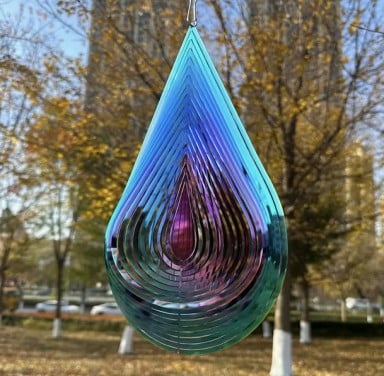 Druppel 3D - ( windmolen - windspinner )