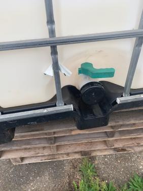 Leeg IBC vat