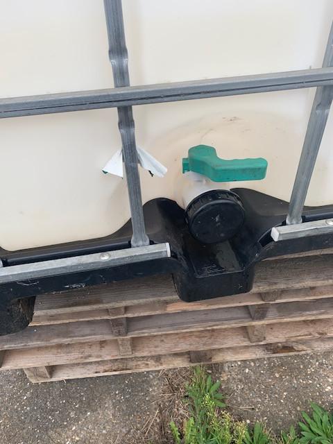 Leeg IBC vat