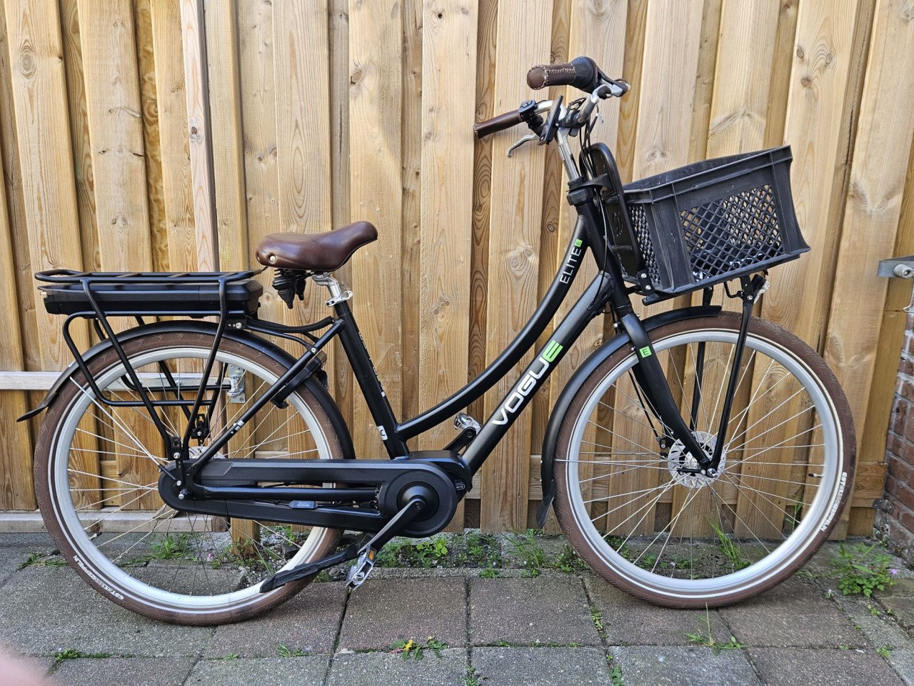 Vogue Elite E elektrische fiets middenmotor 500Wh 1500km