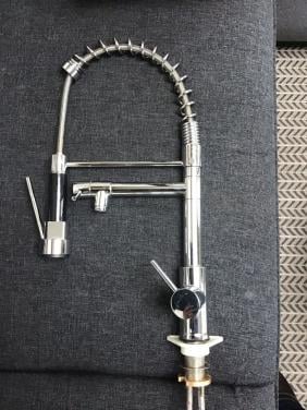 Uittrekbare keukenkraan