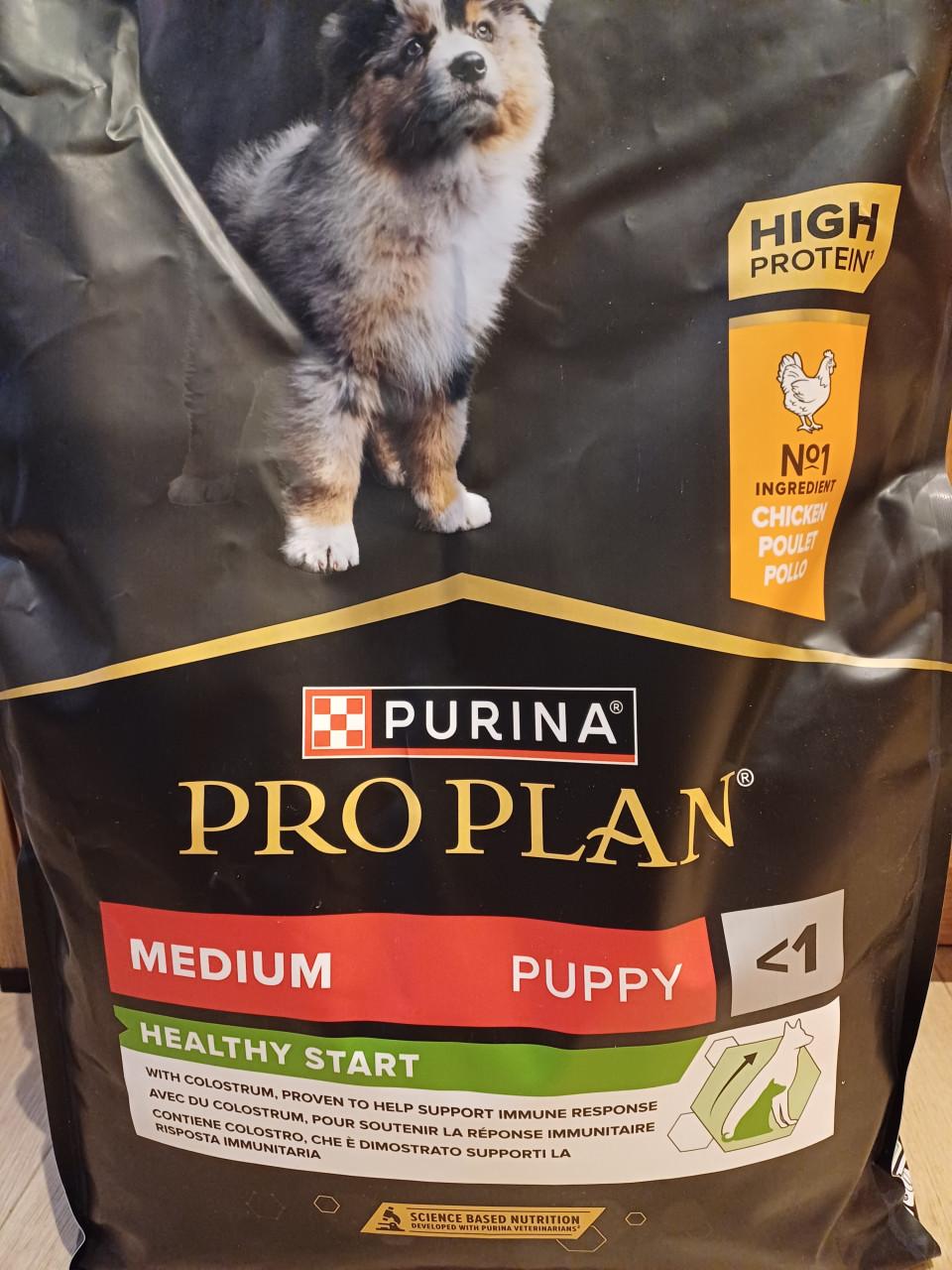 Proplan medium puppy healthy start,  tot 9-26