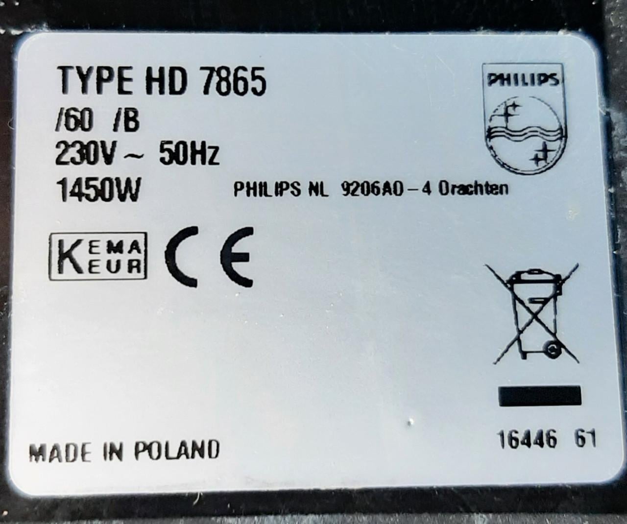 Senseo koffiezet apparaat type 7865